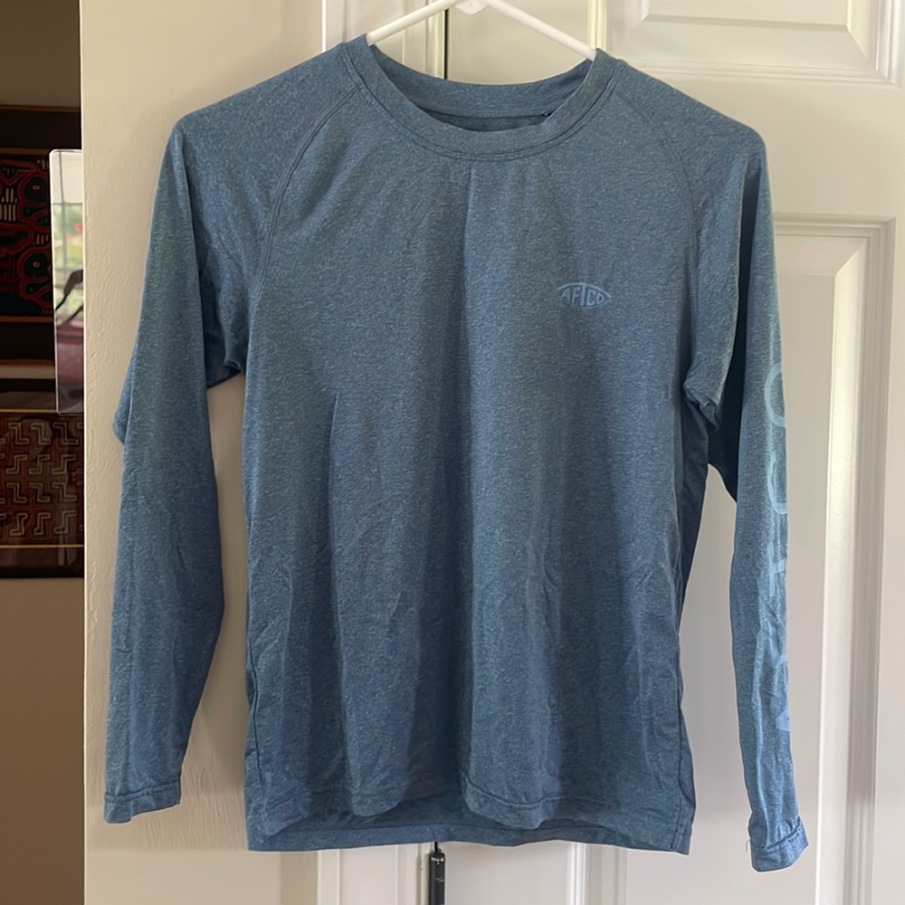 Aftco Youth Medium long sleeve performance shirt UPF